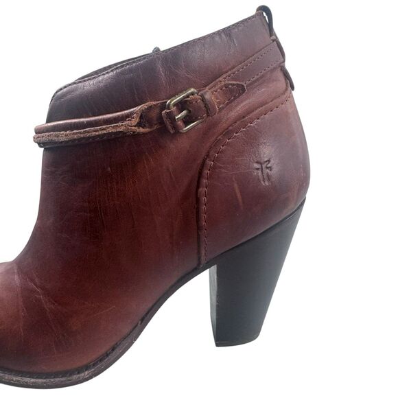 Frye Jenny Brown Ankle Boots - Picture 6 of 16
